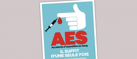 Professionnels de santé : une campagne sur les accidents d’exposition au sang